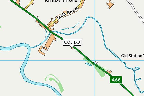 CA10 1XD map - OS VectorMap District (Ordnance Survey)