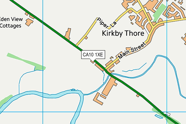 CA10 1XE map - OS VectorMap District (Ordnance Survey)