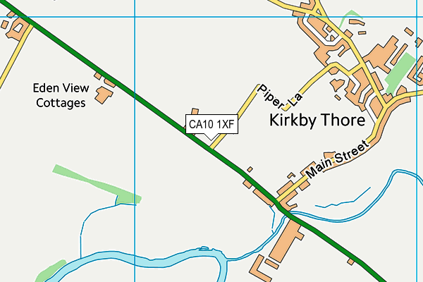 CA10 1XF map - OS VectorMap District (Ordnance Survey)