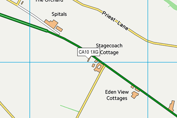 CA10 1XG map - OS VectorMap District (Ordnance Survey)