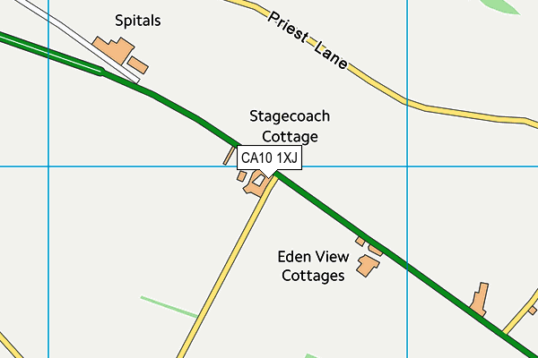 CA10 1XJ map - OS VectorMap District (Ordnance Survey)