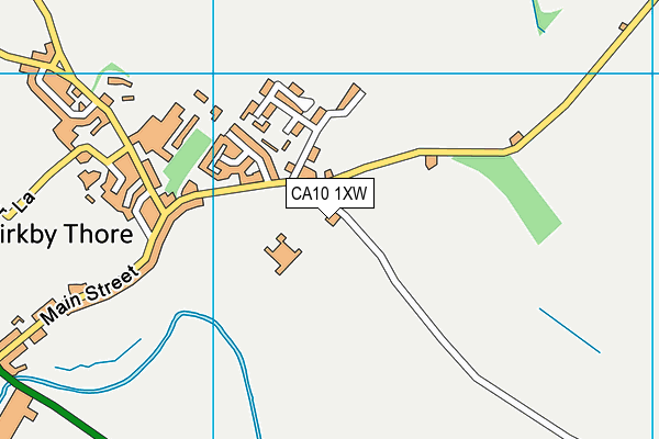 CA10 1XW map - OS VectorMap District (Ordnance Survey)