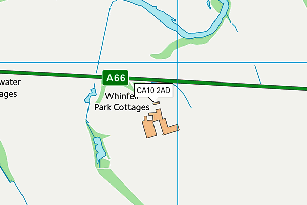 CA10 2AD map - OS VectorMap District (Ordnance Survey)