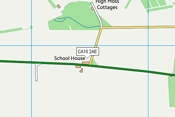 CA10 2AE map - OS VectorMap District (Ordnance Survey)