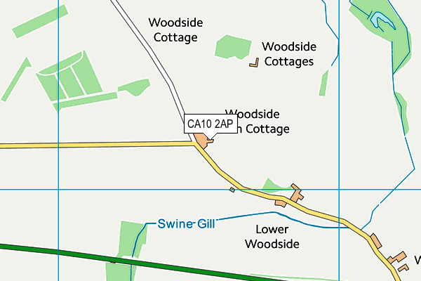 CA10 2AP map - OS VectorMap District (Ordnance Survey)