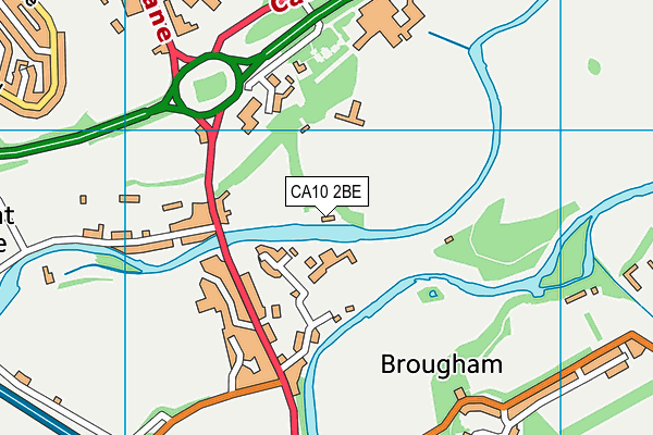 CA10 2BE map - OS VectorMap District (Ordnance Survey)