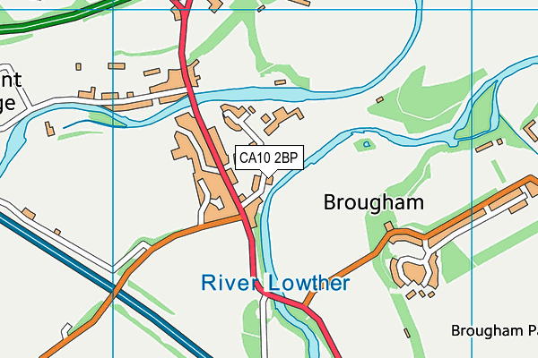 CA10 2BP map - OS VectorMap District (Ordnance Survey)