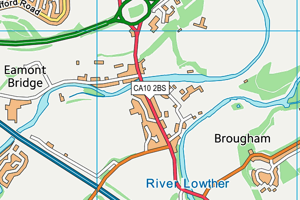 CA10 2BS map - OS VectorMap District (Ordnance Survey)