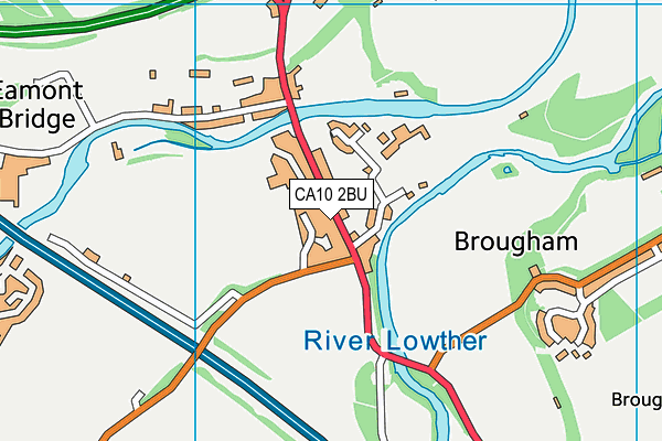 CA10 2BU map - OS VectorMap District (Ordnance Survey)