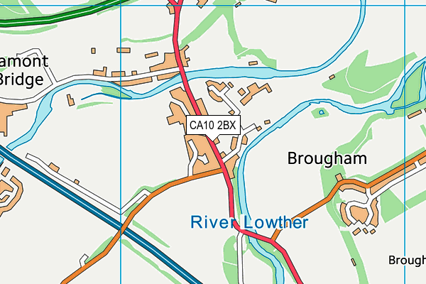 CA10 2BX map - OS VectorMap District (Ordnance Survey)