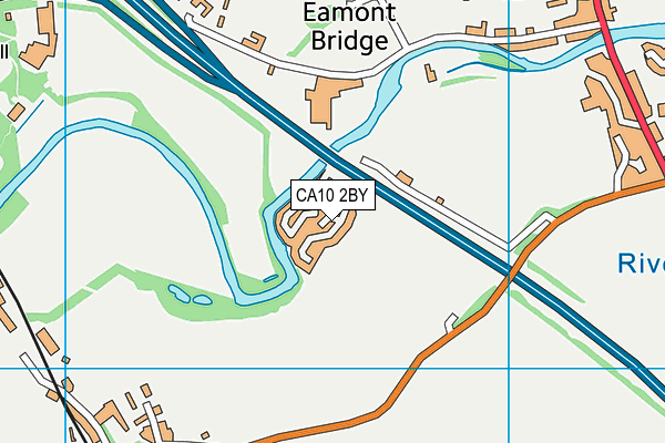 CA10 2BY map - OS VectorMap District (Ordnance Survey)