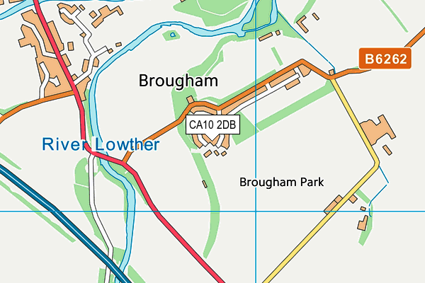 CA10 2DB map - OS VectorMap District (Ordnance Survey)