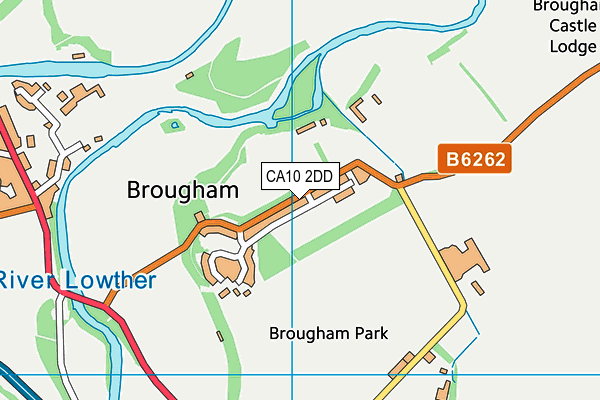 CA10 2DD map - OS VectorMap District (Ordnance Survey)