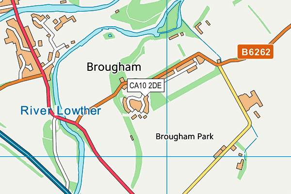 CA10 2DE map - OS VectorMap District (Ordnance Survey)