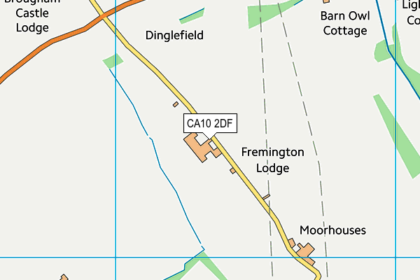 CA10 2DF map - OS VectorMap District (Ordnance Survey)