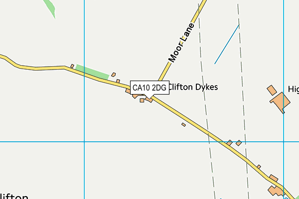 CA10 2DG map - OS VectorMap District (Ordnance Survey)