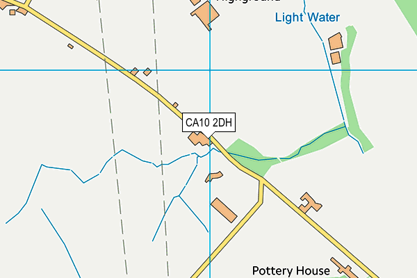 CA10 2DH map - OS VectorMap District (Ordnance Survey)