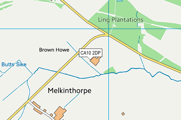 CA10 2DP map - OS VectorMap District (Ordnance Survey)