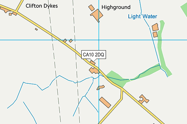 CA10 2DQ map - OS VectorMap District (Ordnance Survey)