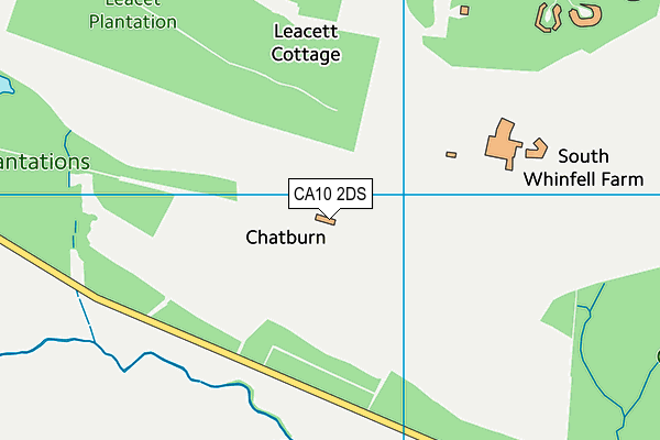 CA10 2DS map - OS VectorMap District (Ordnance Survey)