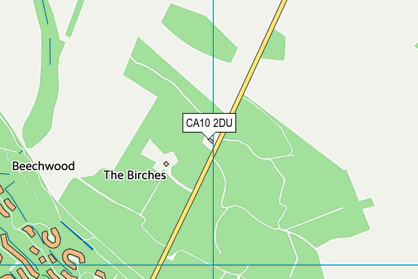 CA10 2DU map - OS VectorMap District (Ordnance Survey)