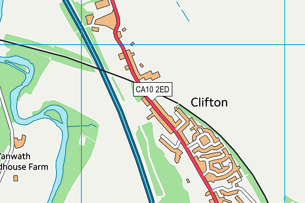 CA10 2ED map - OS VectorMap District (Ordnance Survey)