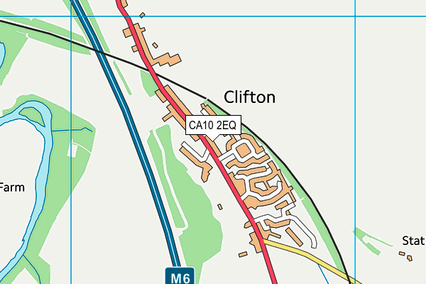 CA10 2EQ map - OS VectorMap District (Ordnance Survey)