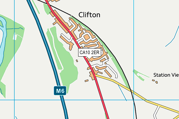 CA10 2ER map - OS VectorMap District (Ordnance Survey)