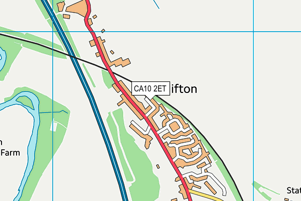 CA10 2ET map - OS VectorMap District (Ordnance Survey)