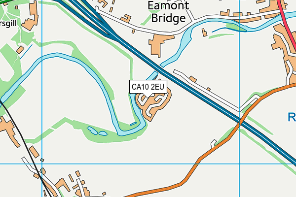 CA10 2EU map - OS VectorMap District (Ordnance Survey)