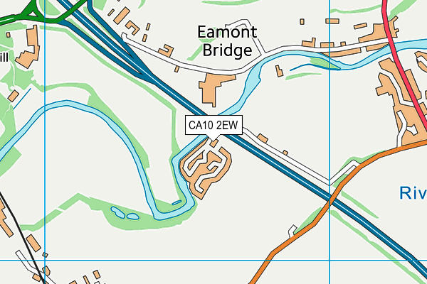 CA10 2EW map - OS VectorMap District (Ordnance Survey)