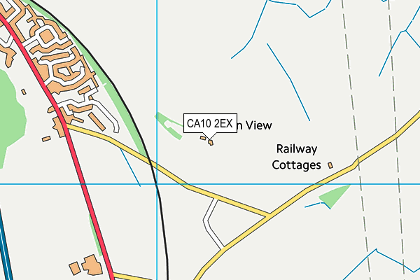 CA10 2EX map - OS VectorMap District (Ordnance Survey)