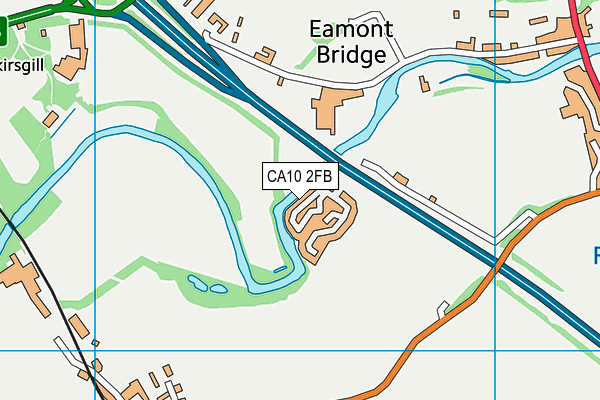 CA10 2FB map - OS VectorMap District (Ordnance Survey)