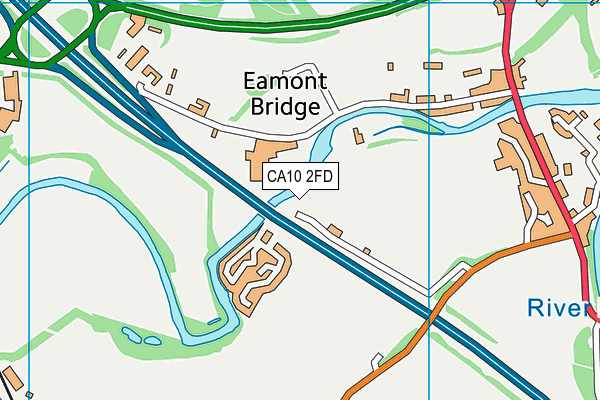 CA10 2FD map - OS VectorMap District (Ordnance Survey)