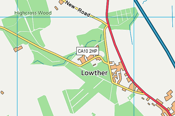 CA10 2HP map - OS VectorMap District (Ordnance Survey)