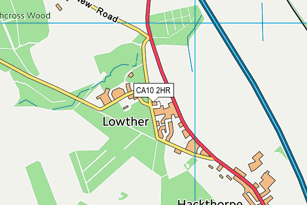 CA10 2HR map - OS VectorMap District (Ordnance Survey)