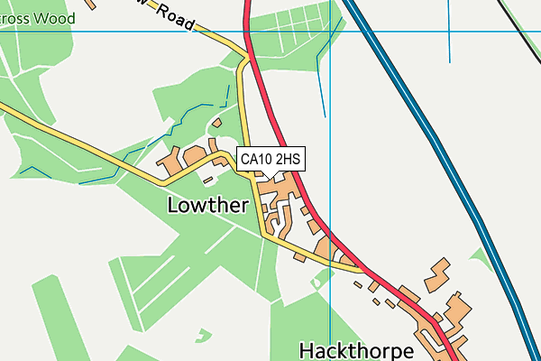 CA10 2HS map - OS VectorMap District (Ordnance Survey)