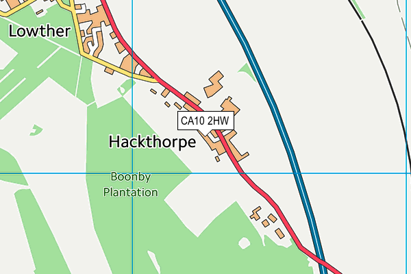 CA10 2HW map - OS VectorMap District (Ordnance Survey)