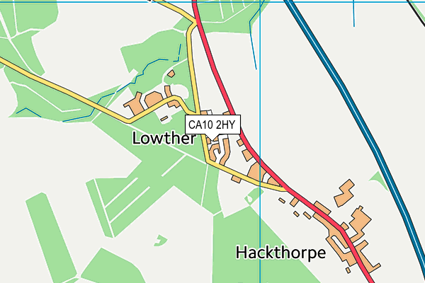 CA10 2HY map - OS VectorMap District (Ordnance Survey)