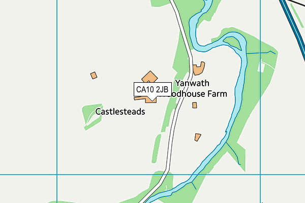 CA10 2JB map - OS VectorMap District (Ordnance Survey)