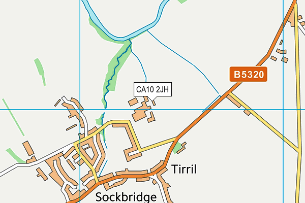 CA10 2JH map - OS VectorMap District (Ordnance Survey)