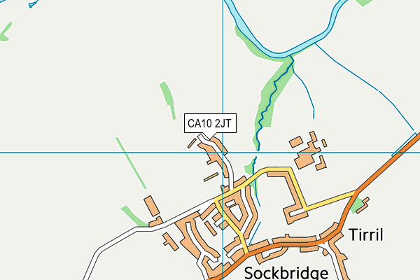 CA10 2JT map - OS VectorMap District (Ordnance Survey)