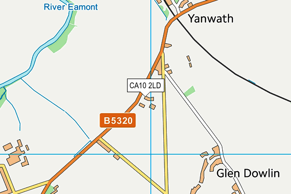 CA10 2LD map - OS VectorMap District (Ordnance Survey)