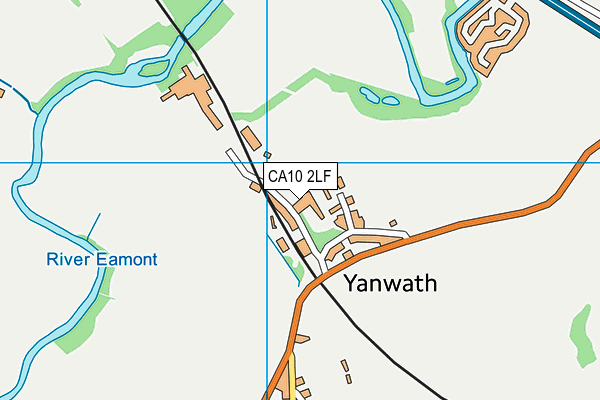 CA10 2LF map - OS VectorMap District (Ordnance Survey)