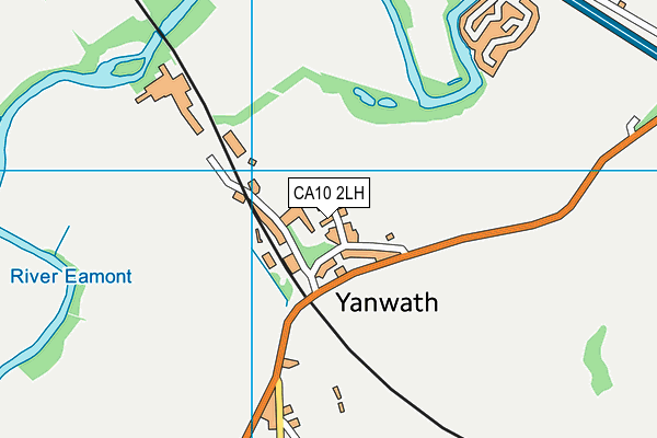 CA10 2LH map - OS VectorMap District (Ordnance Survey)