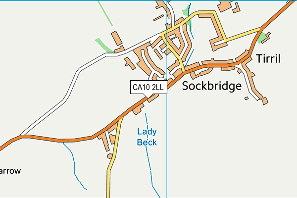 CA10 2LL map - OS VectorMap District (Ordnance Survey)