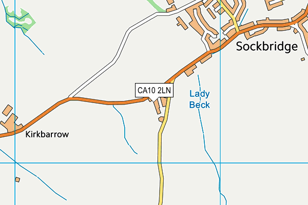 CA10 2LN map - OS VectorMap District (Ordnance Survey)