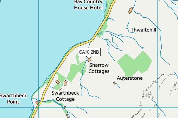 CA10 2NB map - OS VectorMap District (Ordnance Survey)