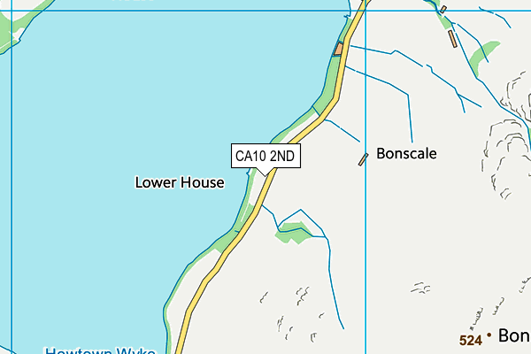 CA10 2ND map - OS VectorMap District (Ordnance Survey)