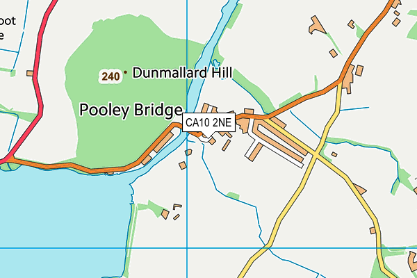 CA10 2NE map - OS VectorMap District (Ordnance Survey)